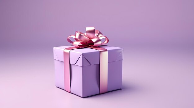 Gift box on a clean background