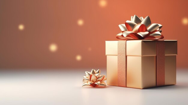 Gift box on a clean background