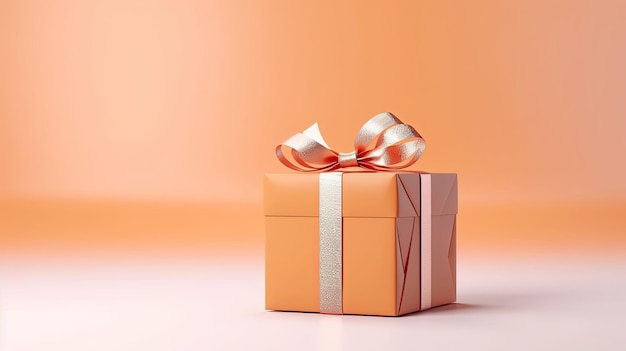 Gift box on a clean background