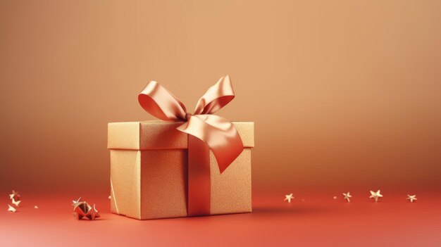 Gift box on a clean background