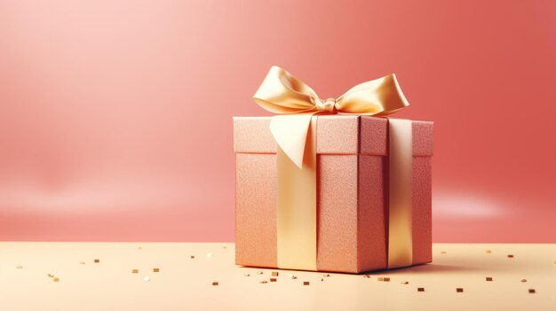 Gift box on a clean background