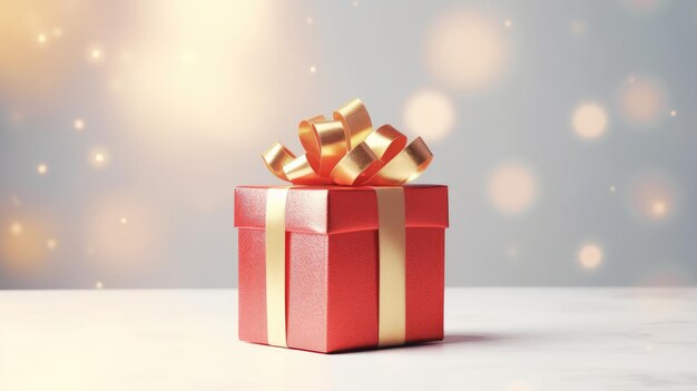 Gift box on a clean background