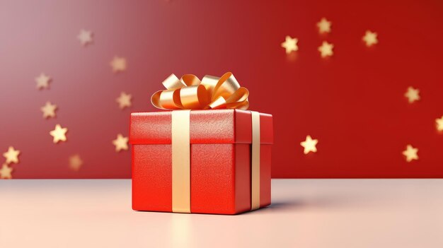 Gift box on a clean background