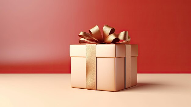 Gift box on a clean background