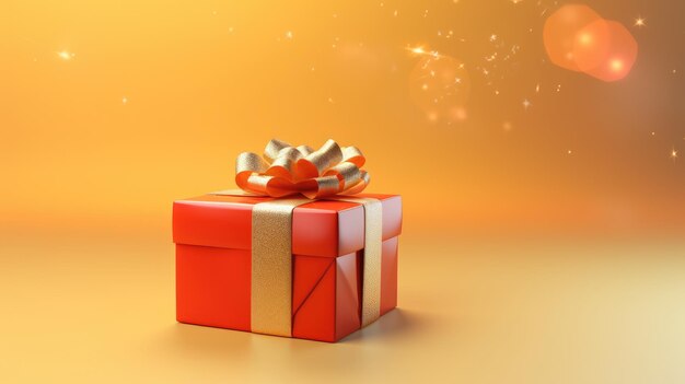 Gift box on a clean background