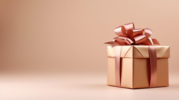 Gift box on a clean background