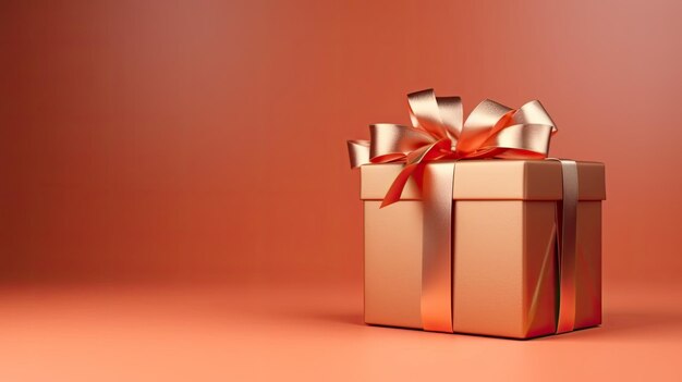 Gift box on a clean background