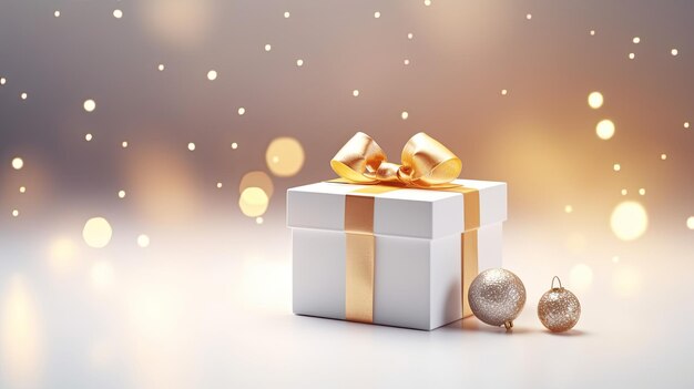 Gift box on a clean background