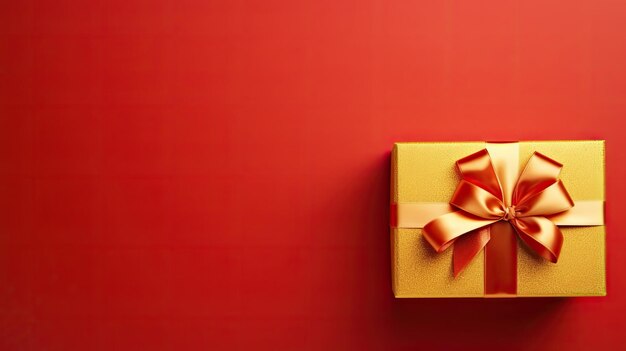 Photo gift box on a clean background