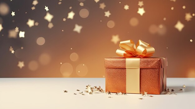 Gift box on a clean background