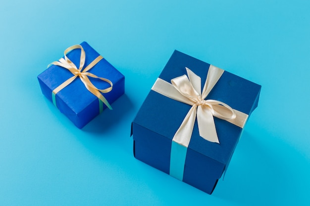 gift box on color background