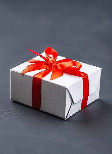 gift box on dark background Problem of choosing a perfect gift for a man A worthy reward