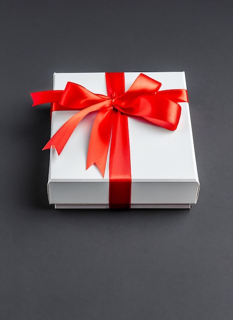 gift box on dark background Problem of choosing a perfect gift for a man A worthy reward