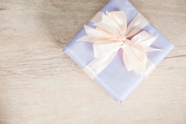 Gift box on desk