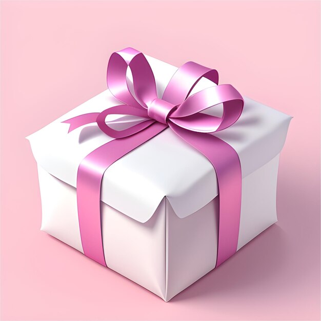 gift box gift illustration with ribbon