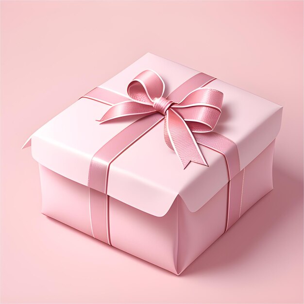 gift box gift illustration with ribbon