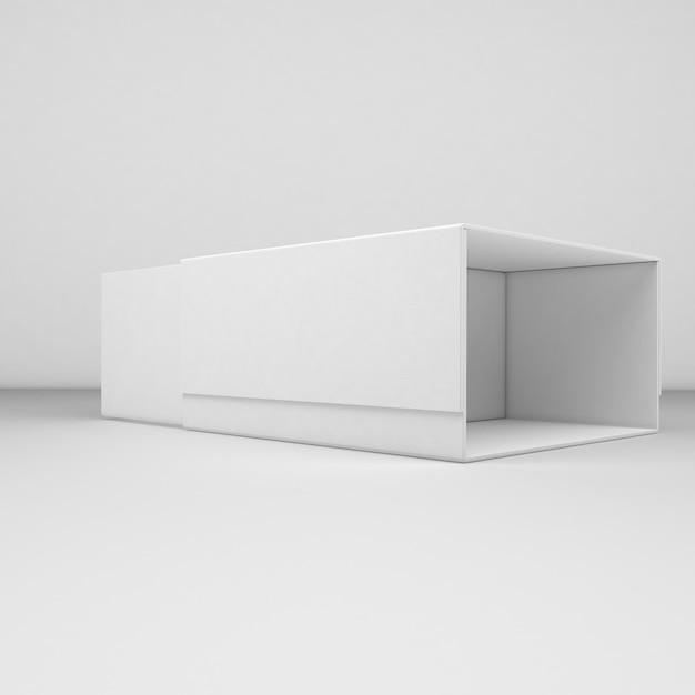 Gift Box Isolated Back Right Side With White Background