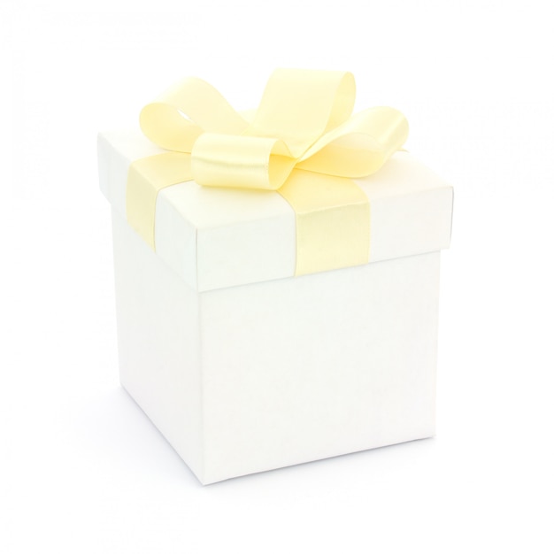 Gift box isolated on white background