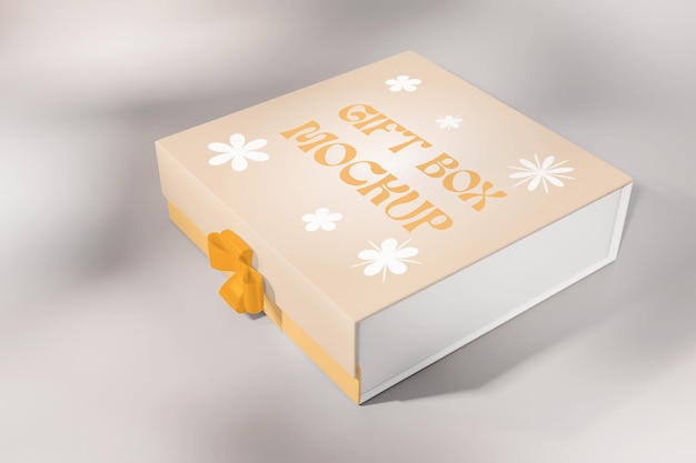 Gift Box Mockup