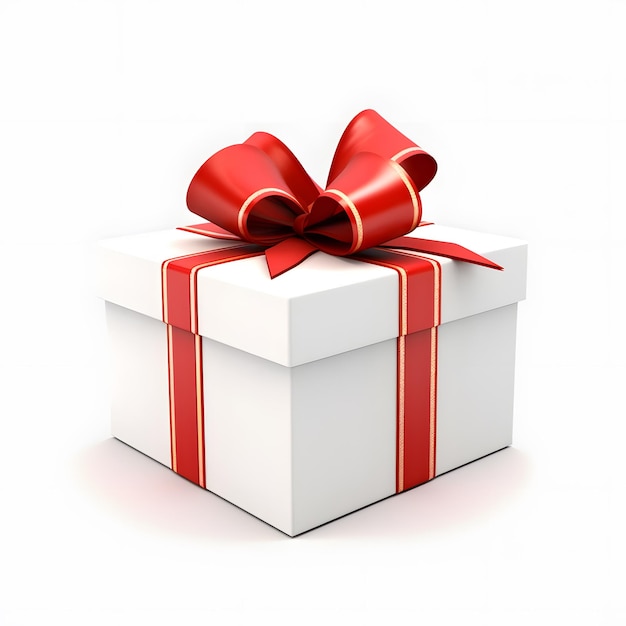 Подарочная коробка с бантом для подарков на Рождество, день рождения или День святого Валентина.
