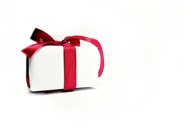 gift box with red ribbon