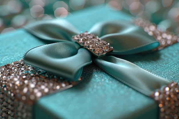 gift box with ribbon accent for special moment professional photography