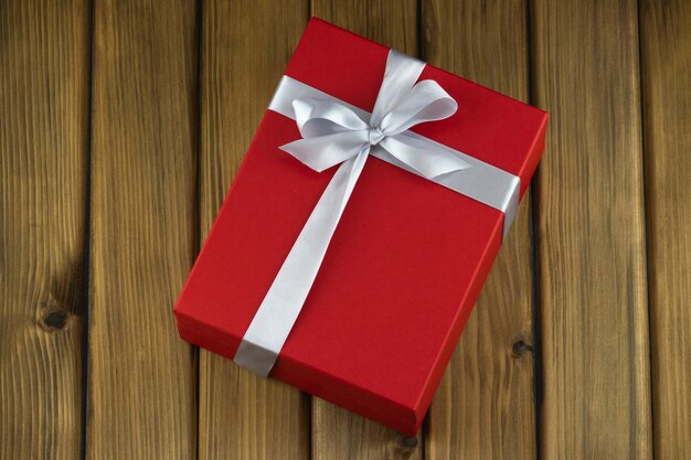 Gift box with ribbon and bow