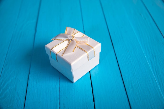 Gift box with ribbon