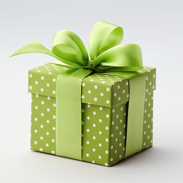 Photo gift box with ribbon