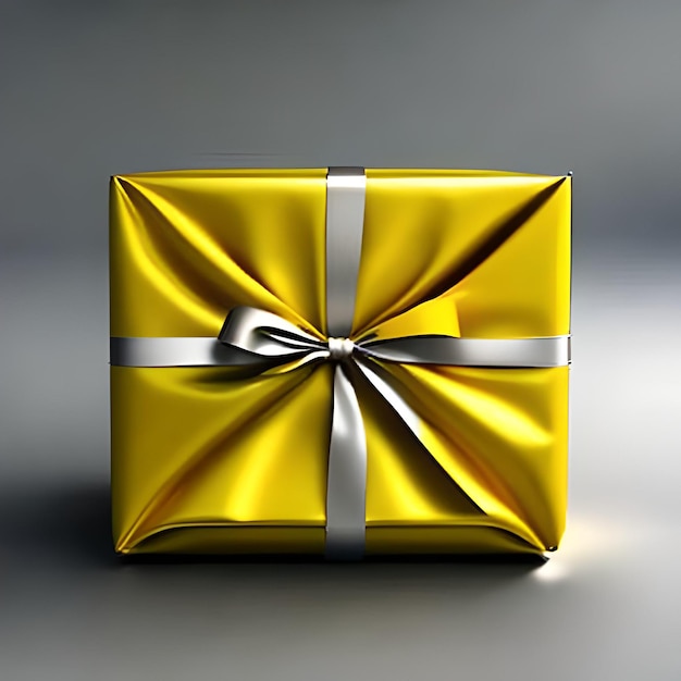 a gift boxe with a ribbon bow on the top