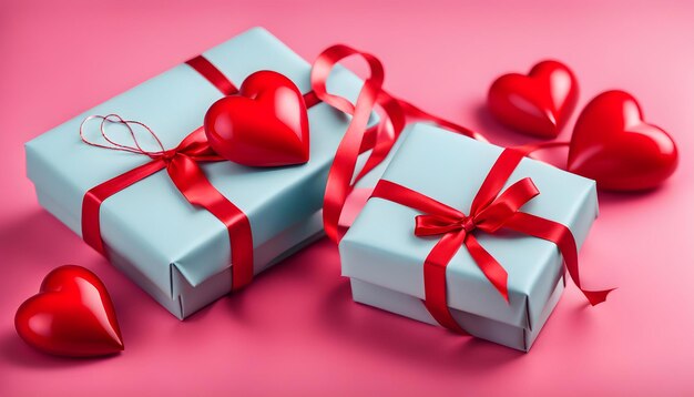 Gift boxes valentines day