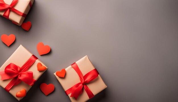 Gift boxes valentines day