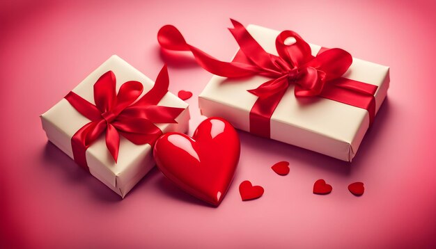 Gift boxes valentines day