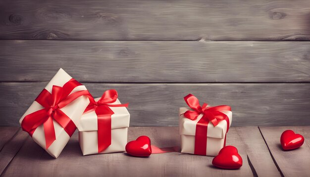 Gift boxes valentines day