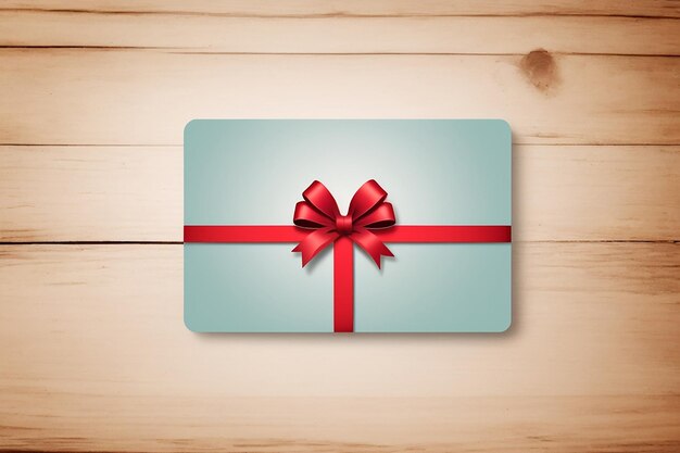 Photo gift card with empty space for text