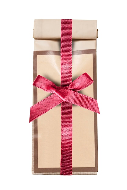 Gift package isolated