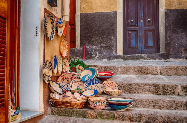 Gift shop in the old village of Castelsardo