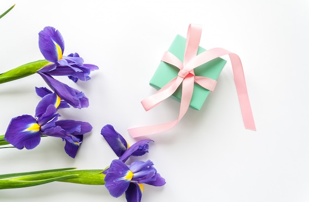 Gift and three irises