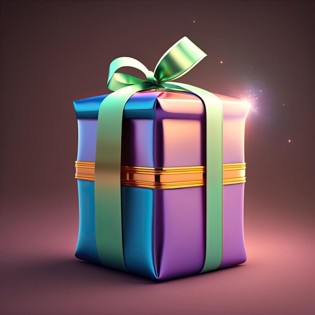 Gift time concept image