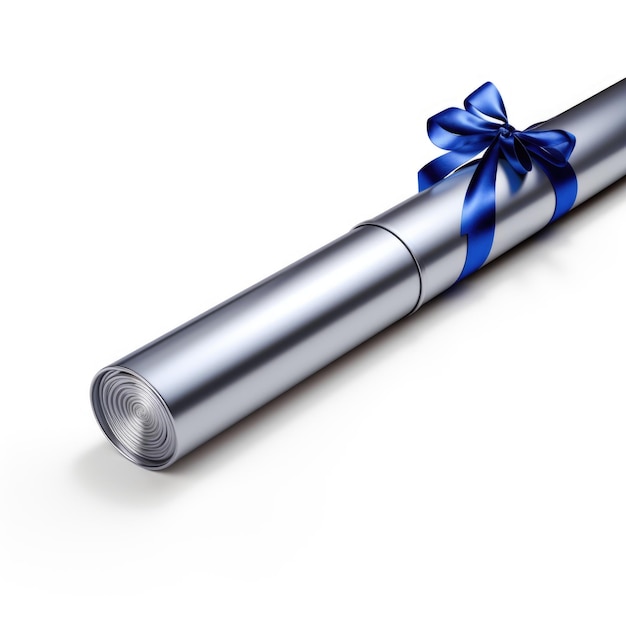 Gift tube isolated on white background Generative AI