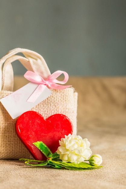 gift with flowers