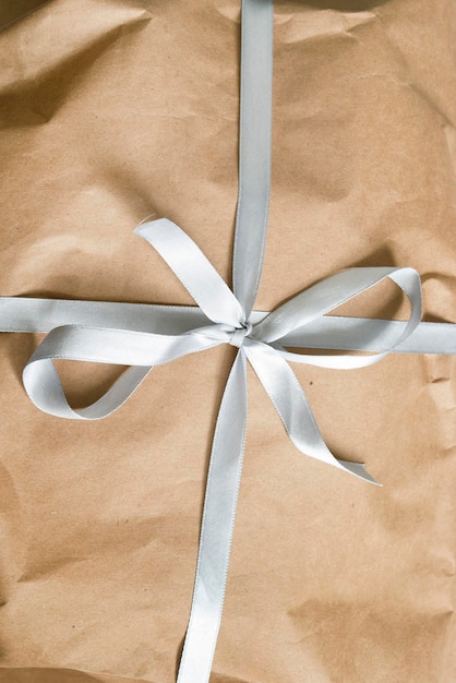 Photo gift wrap closeup