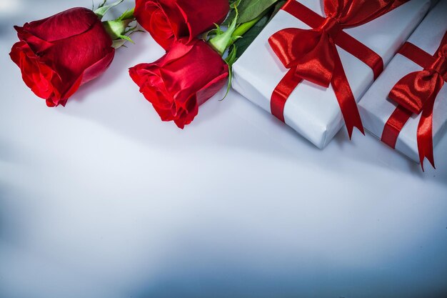 Giftboxes with rose