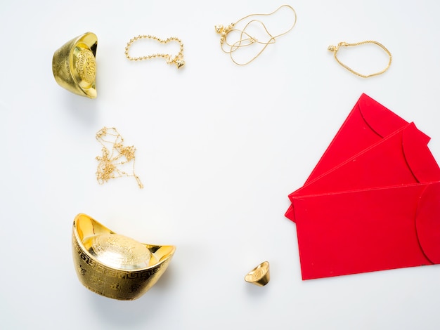 Gifts in chinese new year, gold