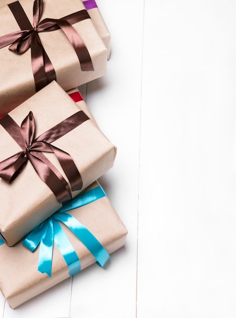 gifts in craft packaging