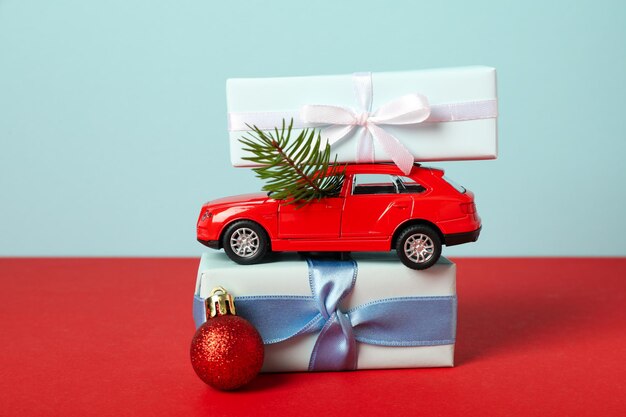 Photo gifts for the new year from a car