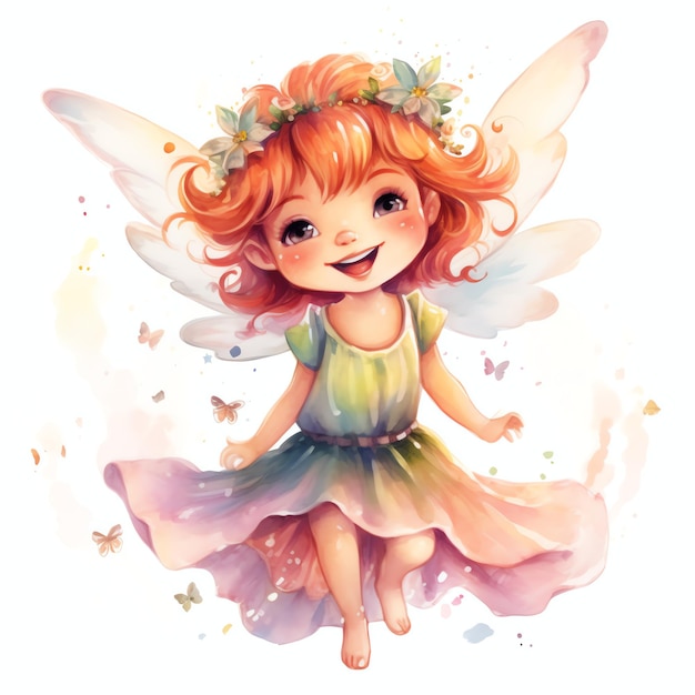 Giggles of Glee Toothfairy Fairytale world watercolor