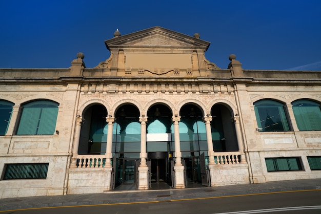 Gijon old fish market Asturias Spain