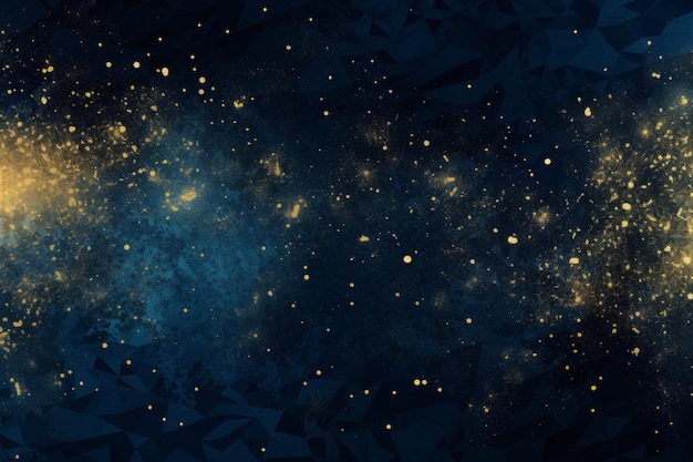 gilded elegance gold splatter on a enchanting dark blue texture background