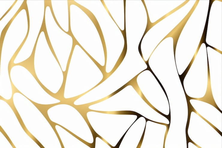 Photo gilded geometric harmony a modern vector seamless pattern evoking elegance and simplicity